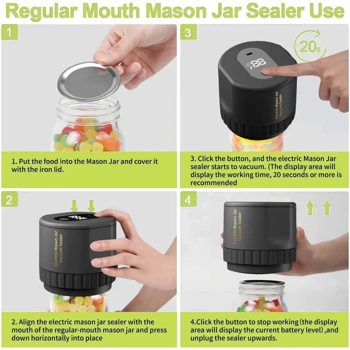 Electric Vacuum Sealer Kit